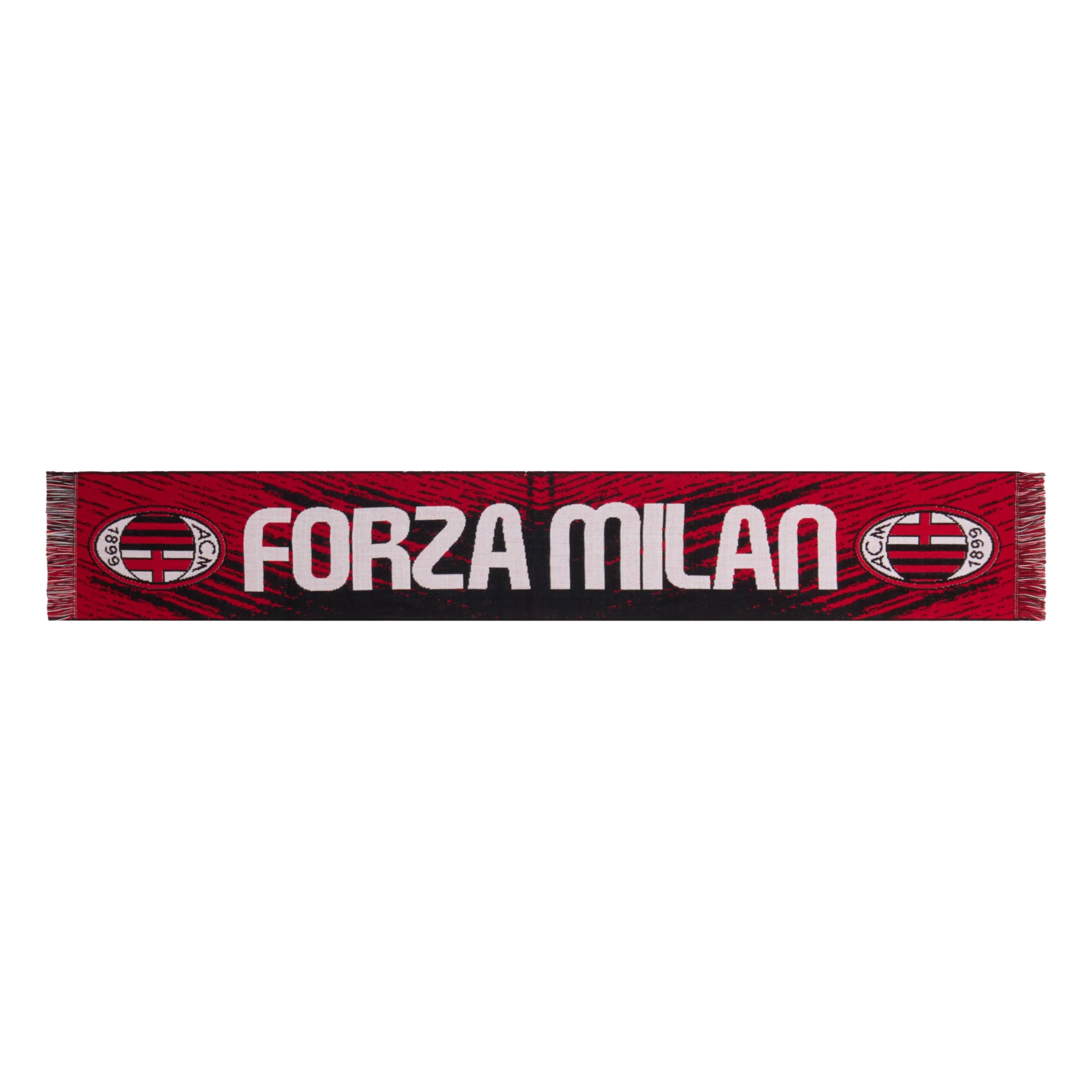 AC Milan AC Milan, Oficjalny szalik, żakard, akryl, jeden rozmiar, grafika