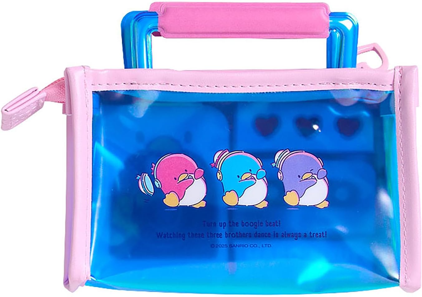 Sanrio 072575 Pouch Set of 2 (Dance & Music) Tuxedo Thumb PVC, PU Leather, Recommended Ages 3 and Up