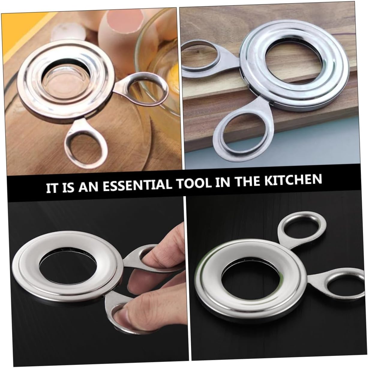 Manual Eggshell Separator Kitchen Egg Tool Eggshell Remove Tool Chopping Gadgets for Eggs