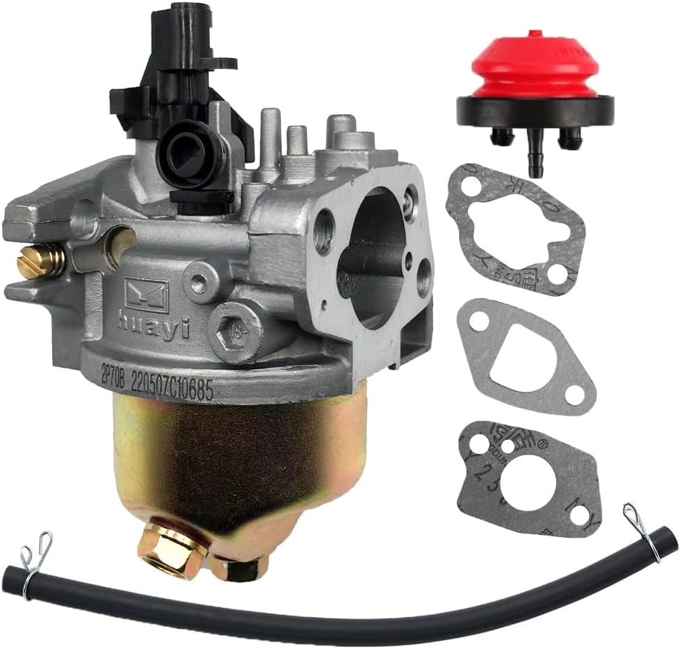 Carburetor Carb for A201658 Powermate PFTT140BE PFTT150B Front Tine Tiller, PWFT14022 Field Trimmer, PFTT142 11" 150cc Front Tine Tiller, Huskee 21'' Cutting Width Trimmer HUAYi 2P70B
