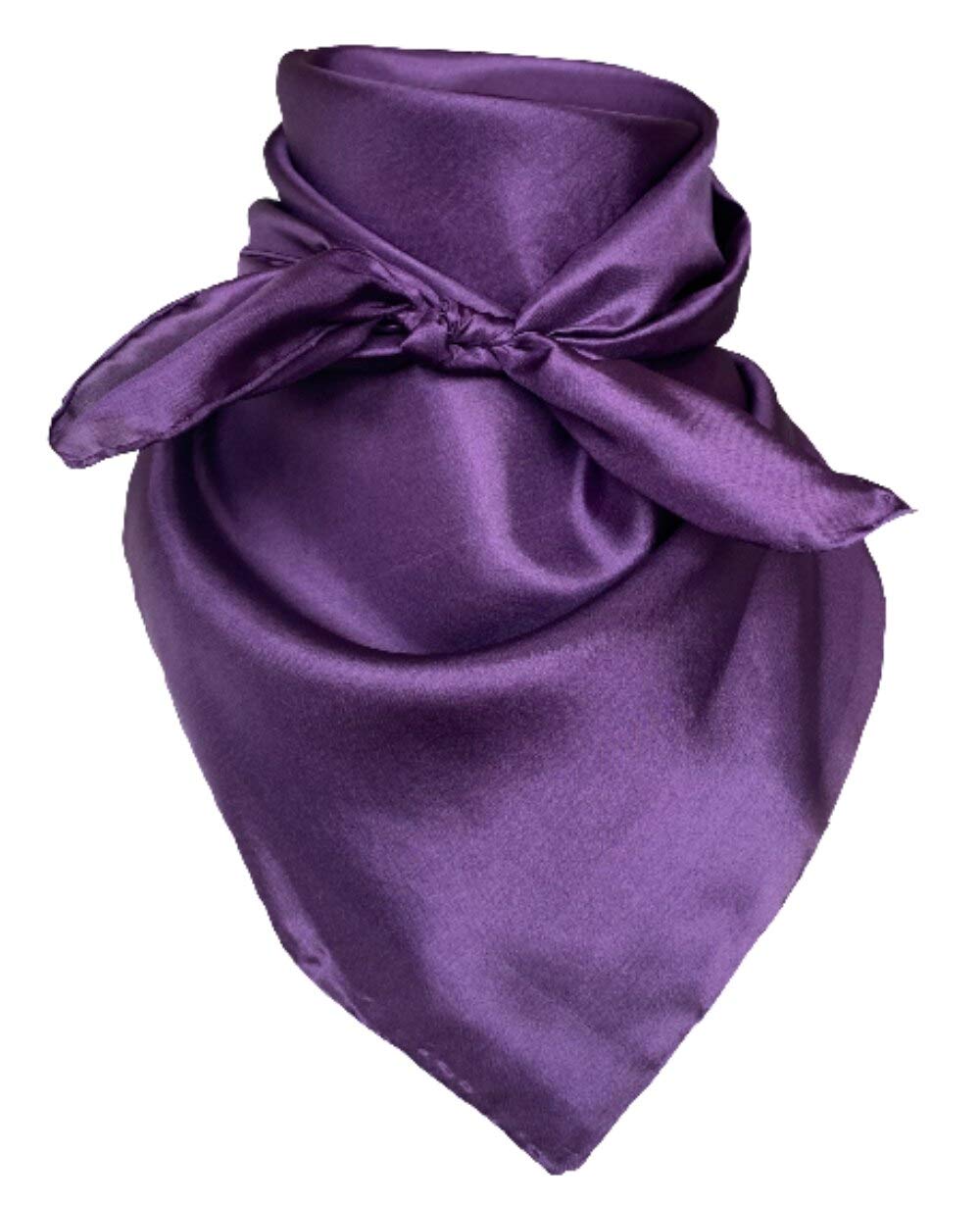 Wyoming TradersWild Rag Solid Silk Plum