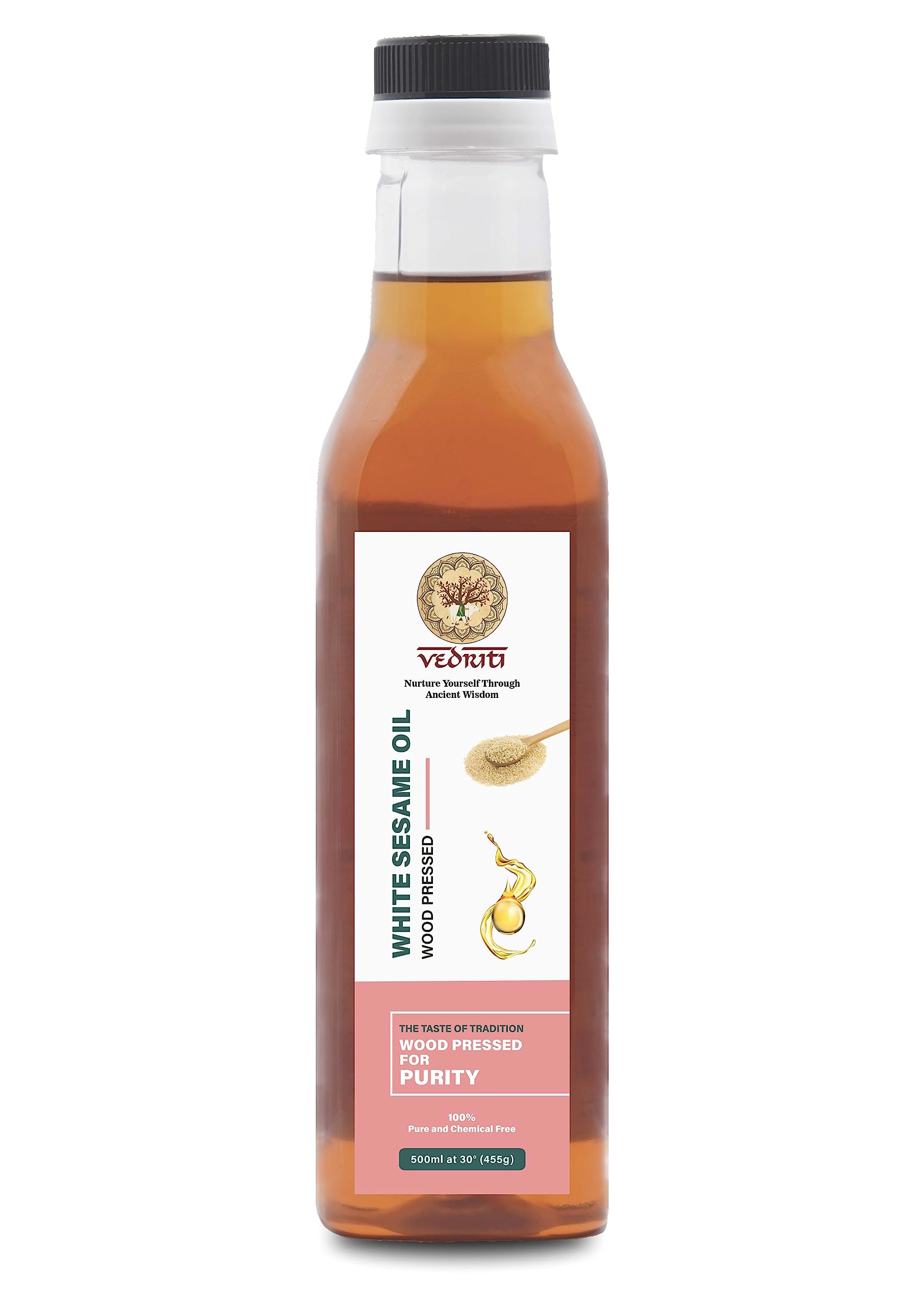 Vedriti Wood Pressed White Sesame Oil, Cold Pressed, Kolhu/Kacchi Ghani, Chemical Free, Naturally Cholesterol Free, Sesame Oil with Rich Aroma & Flavour of Real Sesame Seeds, Can Be Used in Daily Cooking, Multipurpose Usage, A1 Grade Sesame Seeds, Pu (B0CBTS6FT6) Amazon Price History, Amazon Price Tracker