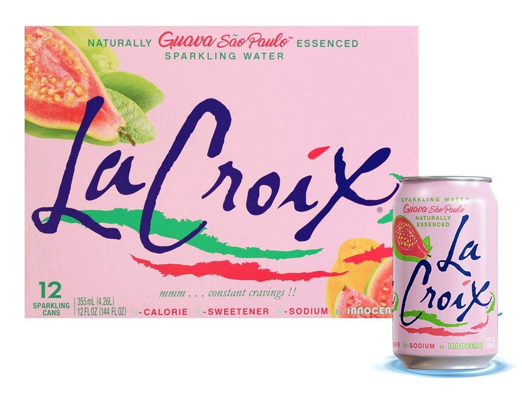 La Croix Flavored Sparkling Water Guava Sao Paolo Summer 2021