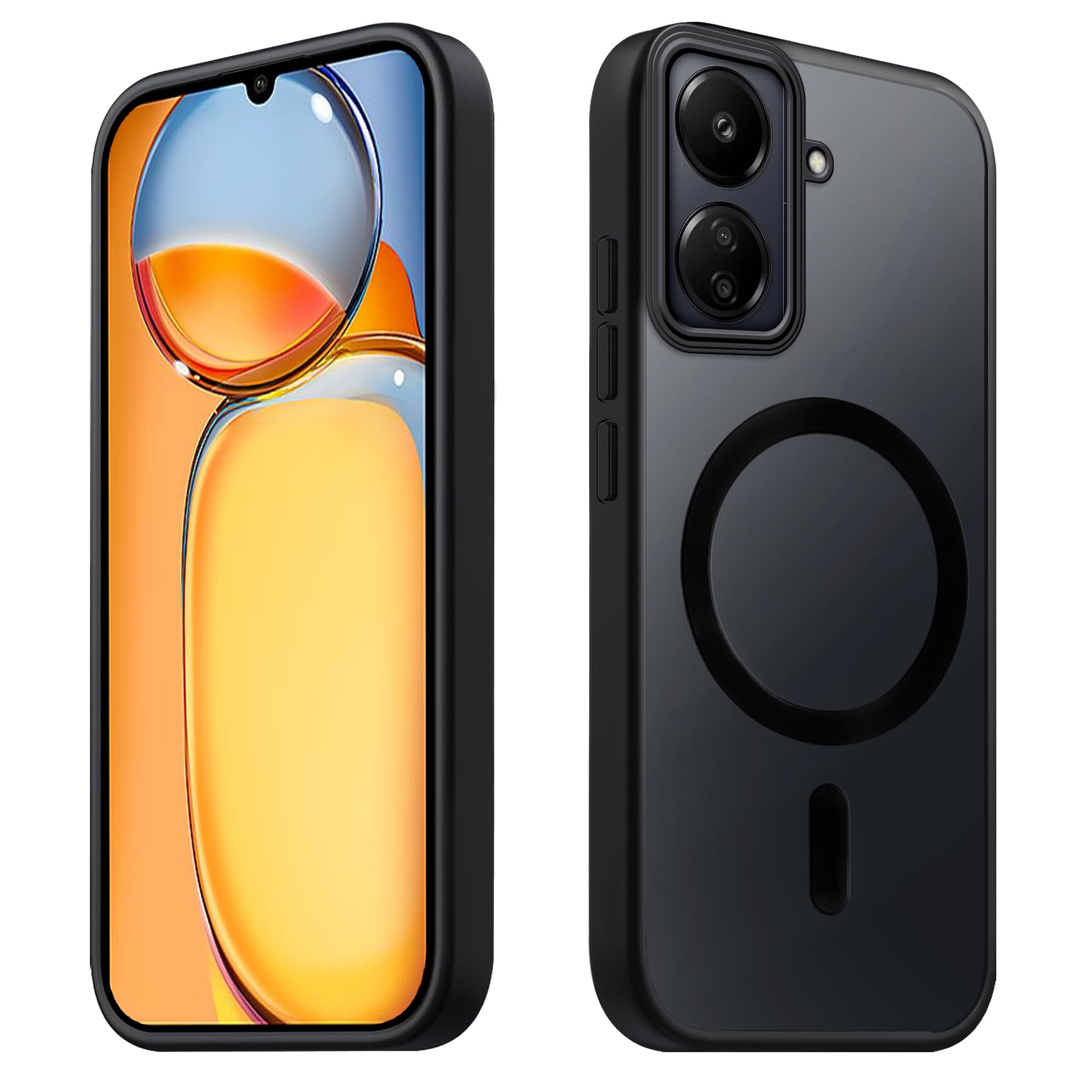 Handyhülle Für Xiaomi Redmi 13C 4G / Poco C65 – Transparent, Magnetisch, Kratzfest