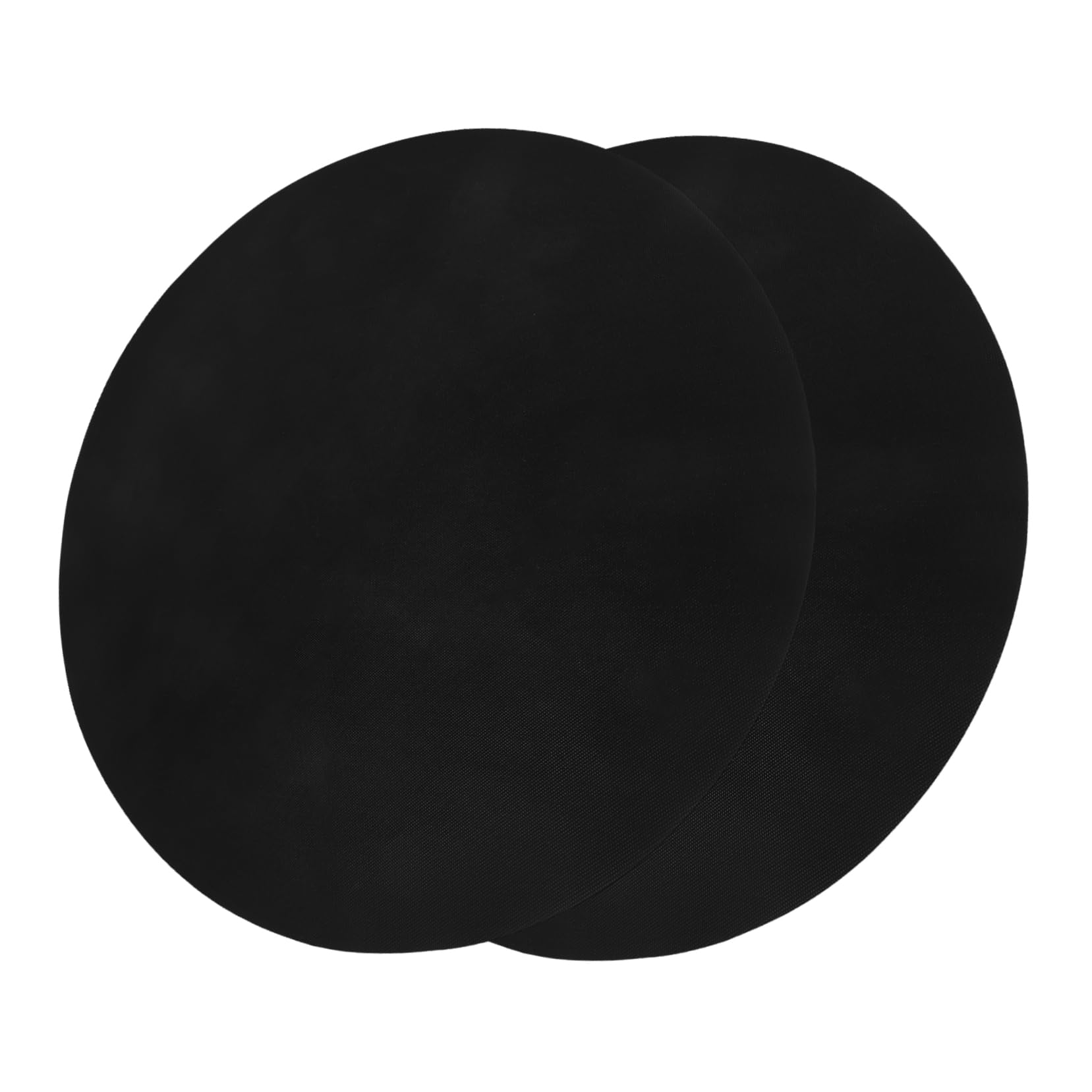 Garneck Circle Cooking Oil Pad 2pcs Round Barbecue Mat Nonstick BBQ Grill Mats Barbecue Supplies for Vegetables Bacon Fish Kebabs