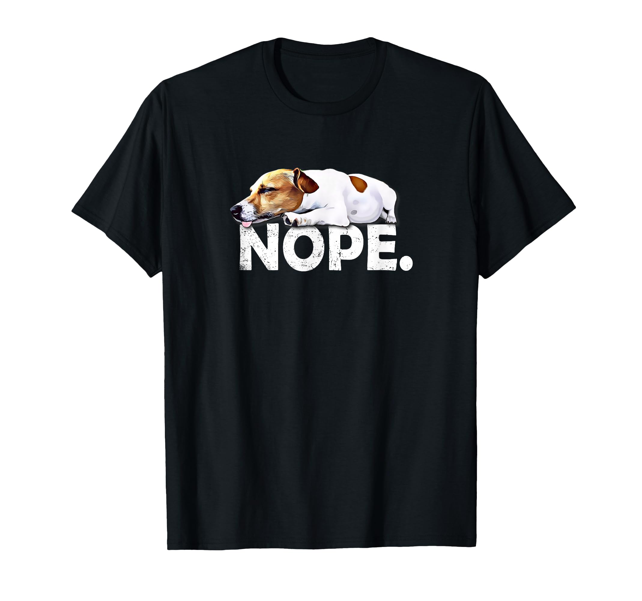 Mens Womens Kids Sleep NOPE Dog Lover Jack Russell Terrier T-Shirt