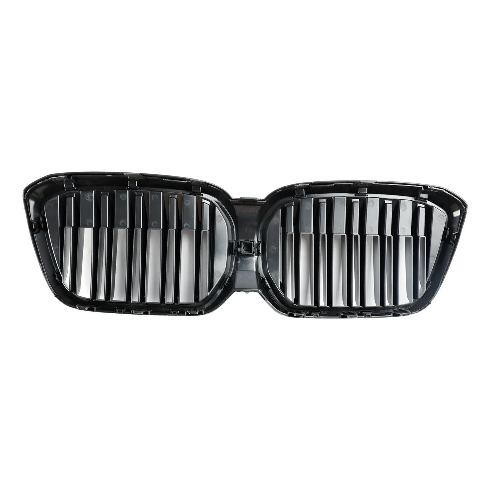 Car Front Grill Mesh For BMW IX3 G08 LCI 2022 2023 2024 Gloss Black Front Kidney Grill Racing Grille Double Slat