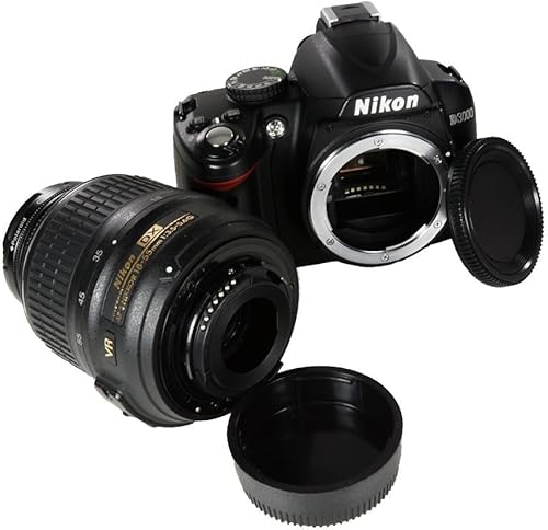 Miniatura 3 de Tapa del cuerpo de la cámara y cubierta de lente trasera compatible con Nikon D7500 D750 D3400 D3300 D3200 D5500 D5300 D5200 D5100 D5000 D7200 D7100