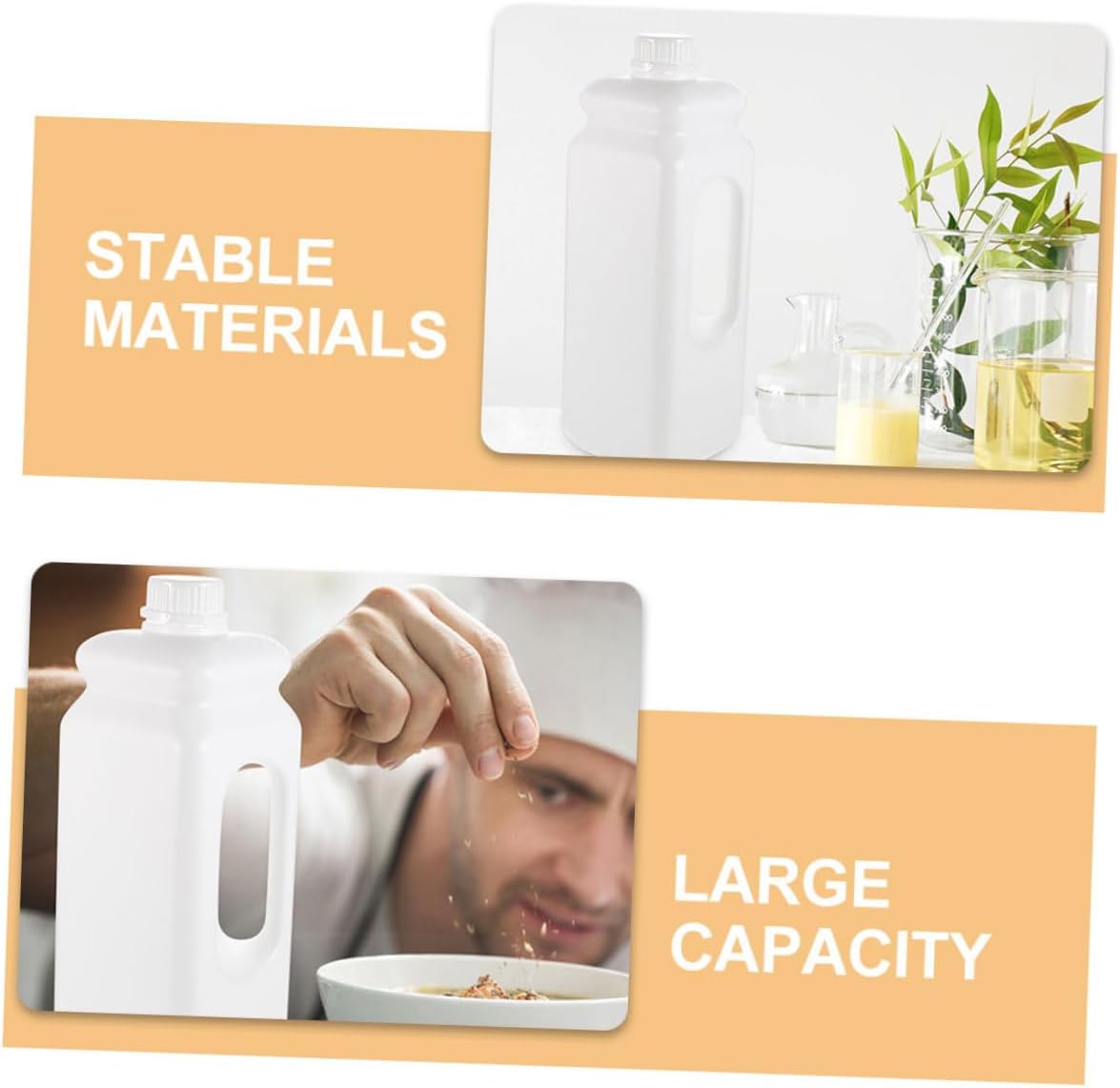 SOLUSTRE 2.5l Juice Storage Bucket with Handle Hdpe White Xmas