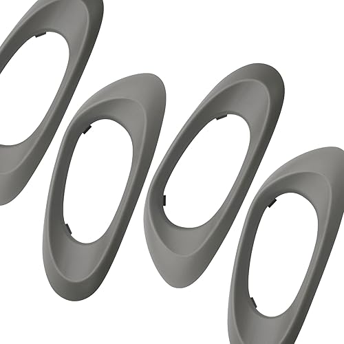 Miniatura 4 de APPERFiT Cubierta de bisel para manija de puerta interior (4 piezas) compatible con Chevy Trailblazer 2002-2009, reemplaza 25894591 25894592