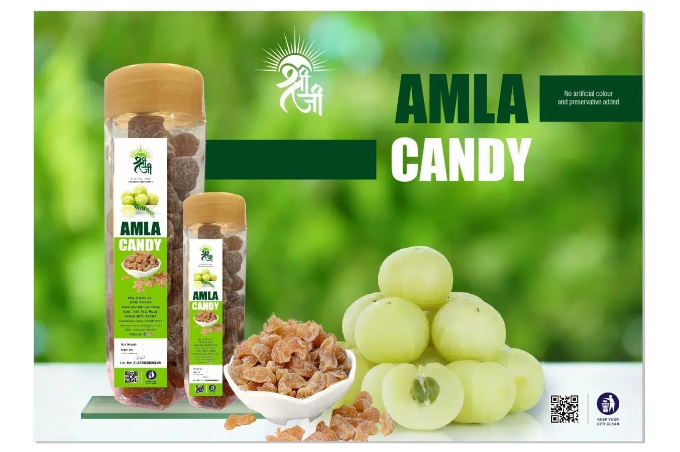 Shri Shriji Flam the Aromatic Peace Amla Candy – Natural Indian Gooseberry Snack | Sweet & Tangy Taste | Ready-to-Eat Digestive Treat | 100% Vegetarian (1 KG)-image-17