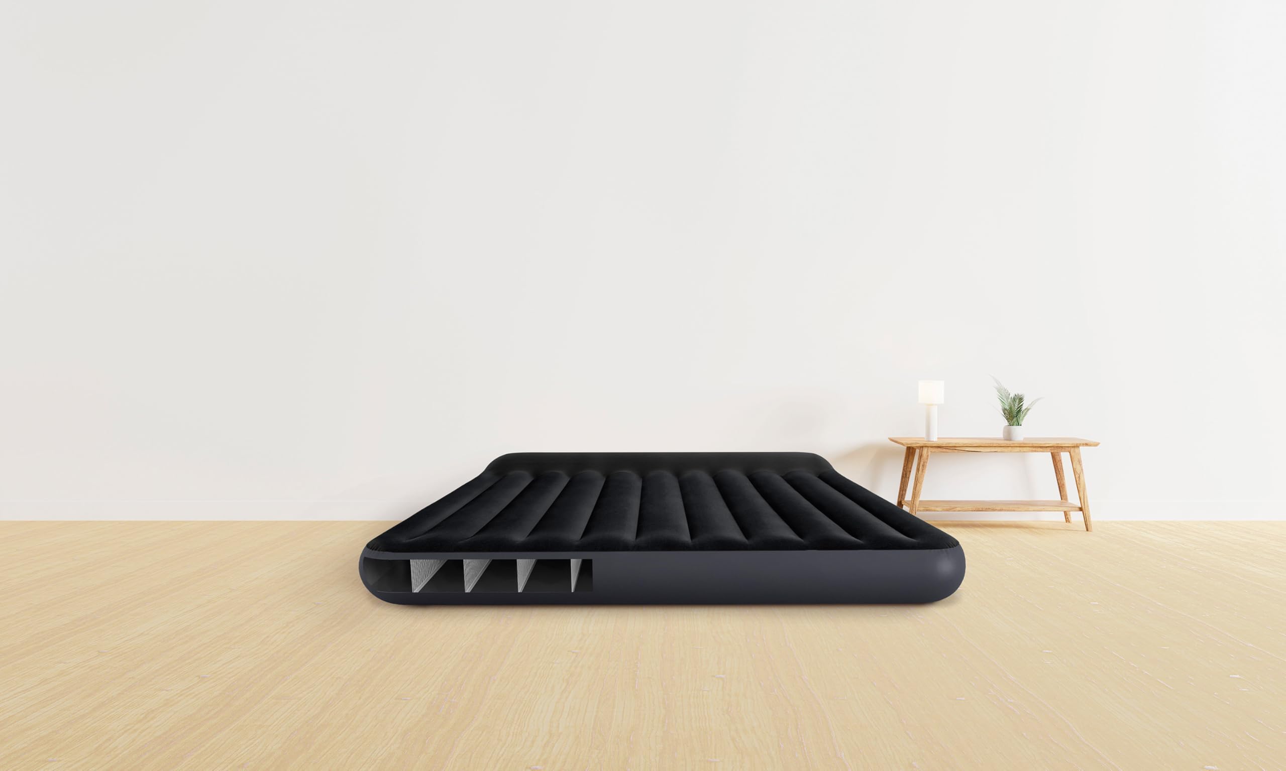 Intex 64144, Colchón hinchable, Unisex, Negro, 182x203x25 cm