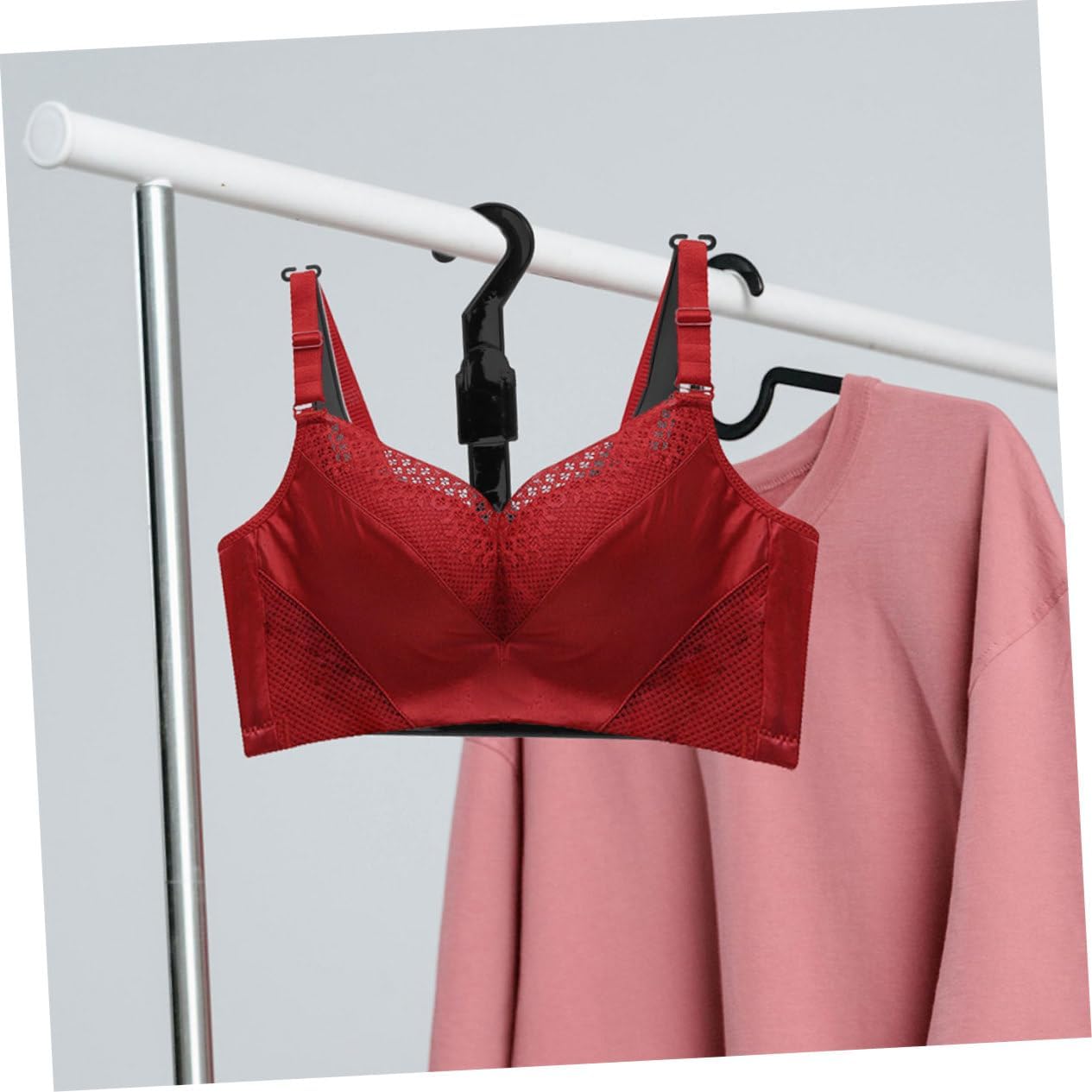 Hanging Mannequin Torso Bra Display Hanger Plastic Retail Stand