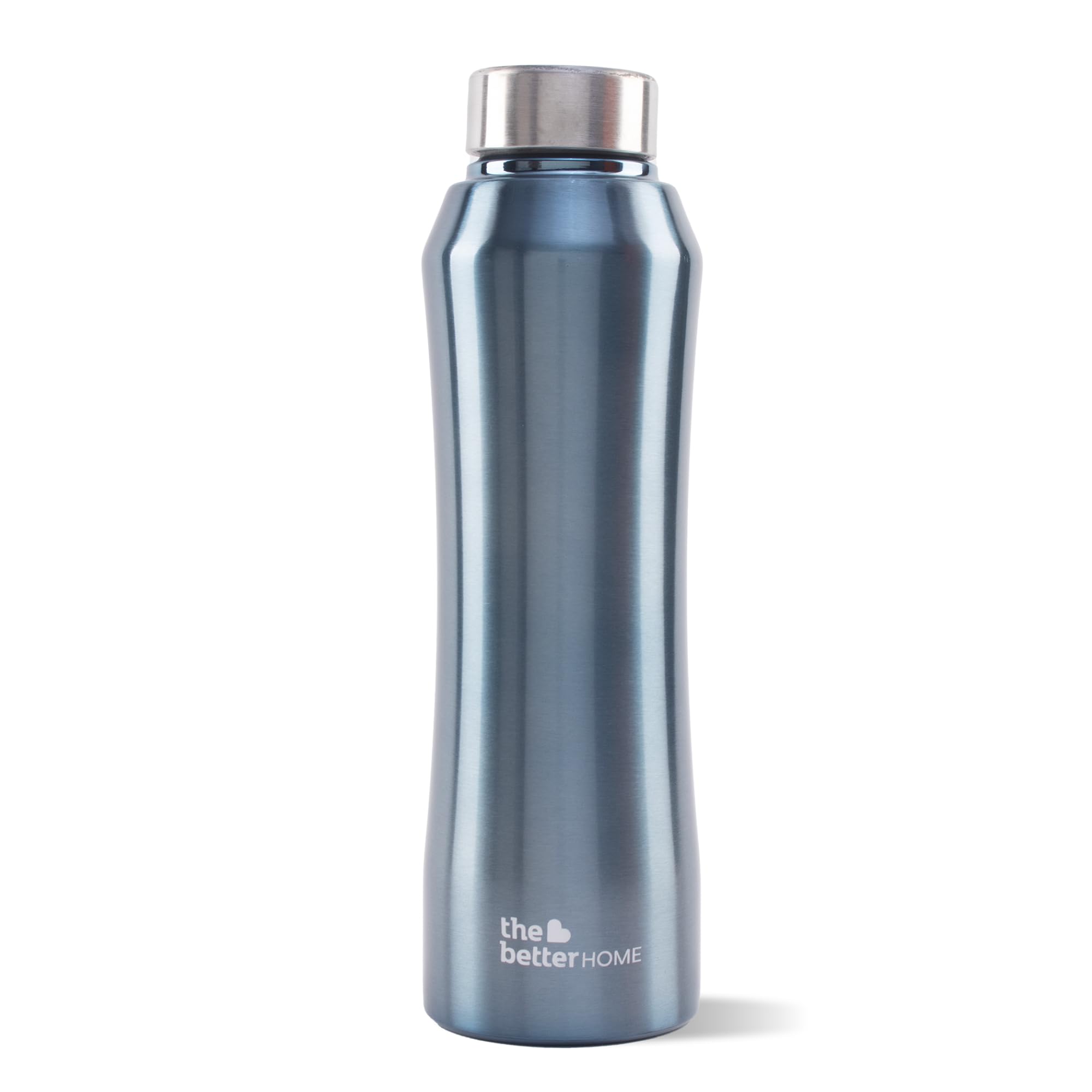 The Better Home Stainless Steel Water Bottle 1L | BPA Free Leak Proof Gym Office School | Kids Water Bottle Metallic Blue