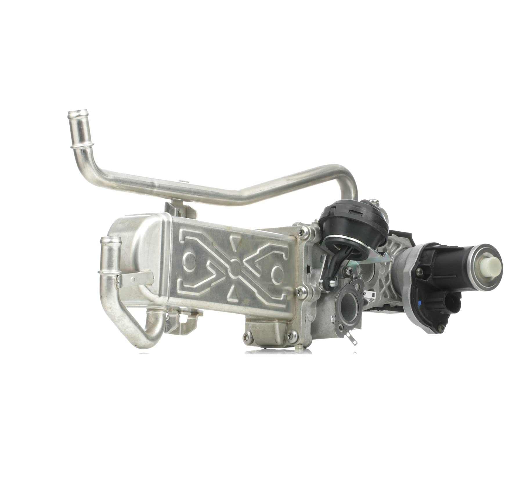 RIDEX 4198E0002 Modulo EGR elettrico con guarnizione con radiatore EGR con guarnizioni con valvola EGR(ricircolo gas scarico) Compatibilità con VW Polo Hatchback 6R1, 6C1