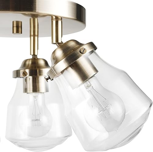 Miniatura 10 de Globe Electric 64000003 Iluminación de pista de 3 luces de 22 pulgadas, latón mate, tonos blancos mate, luz de techo de pista, kit de iluminación de