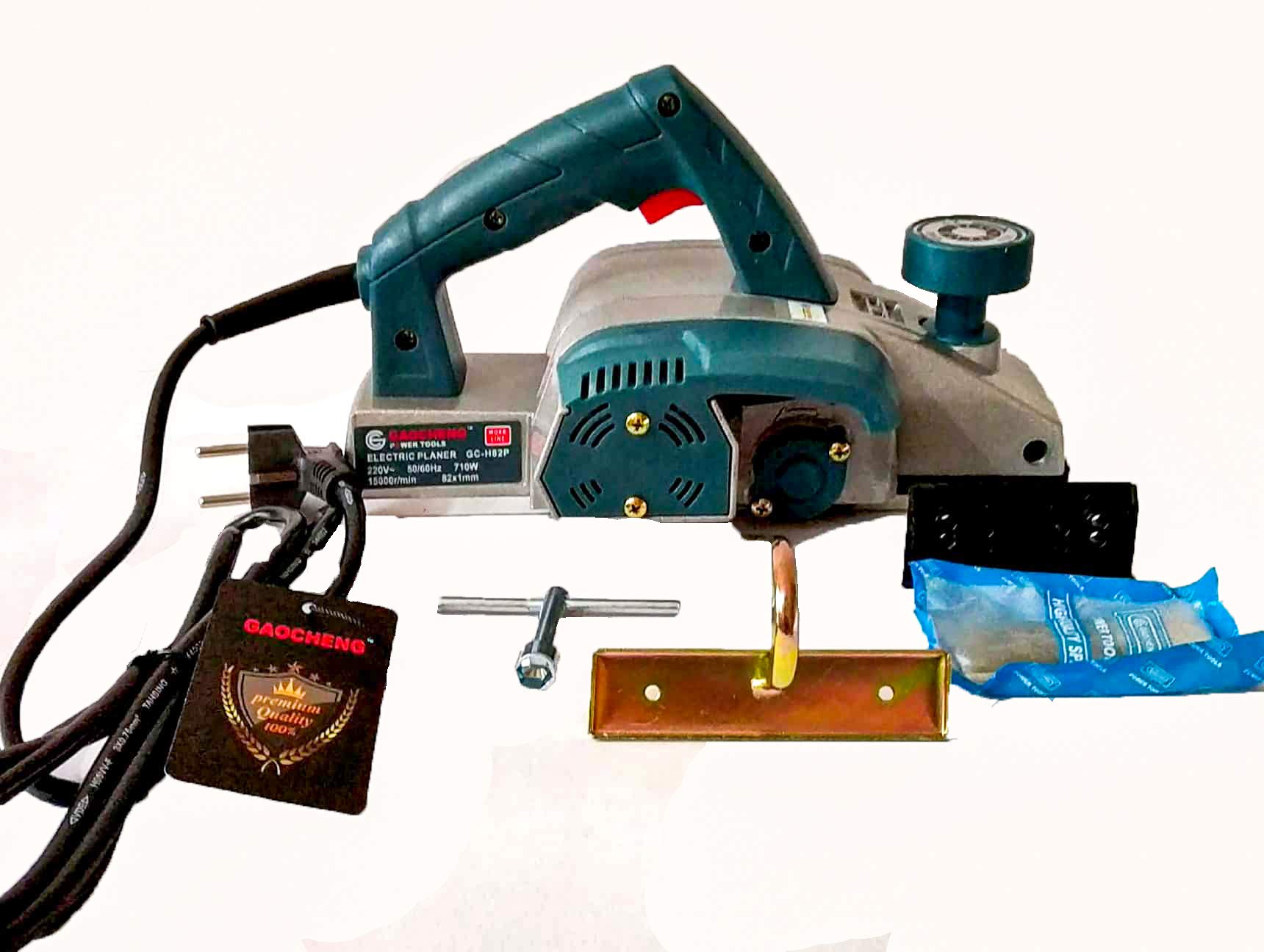GAOCHENG GC-H82P 710W, 15000RPM 82 mm Electric Planer Aluminium Roller 1