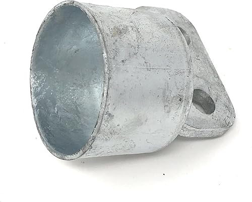 Miniatura 5 de Extremos del carril de la cerca de la alambrada (acero prensado) dos agujeros de alambre, se adapta al diámetro exterior de 1-7/8 pulgadas poste