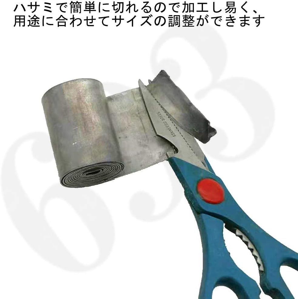 鉛シート 鉛板 純鉛 100 X 5cm 厚さ1mm 重さ調整 防振 遮音 制振 音割れ防止 振動防止 バランス調整 ハサミで切れる ウエイト おもり ６９３ 100cm ホビー用素材 通販 Amazon