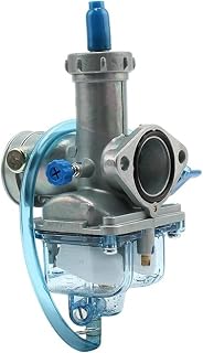 Genérico Carburador desbrozadora Carburador de Motocicleta con para Base Transparente para WY125 Dirt Bike Go Karts(Azul)