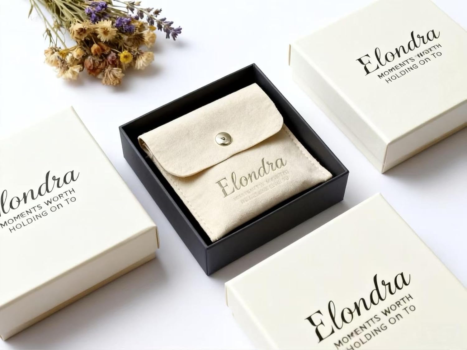 Real Pressed Flower Dangle Earrings for Women, Handmade Boho Chic Floral Jewelry, Gold Tone Earrings Unique Pretty Valentine’s & Mother’s Day Gift for Women Girls Best Friend - Image 6