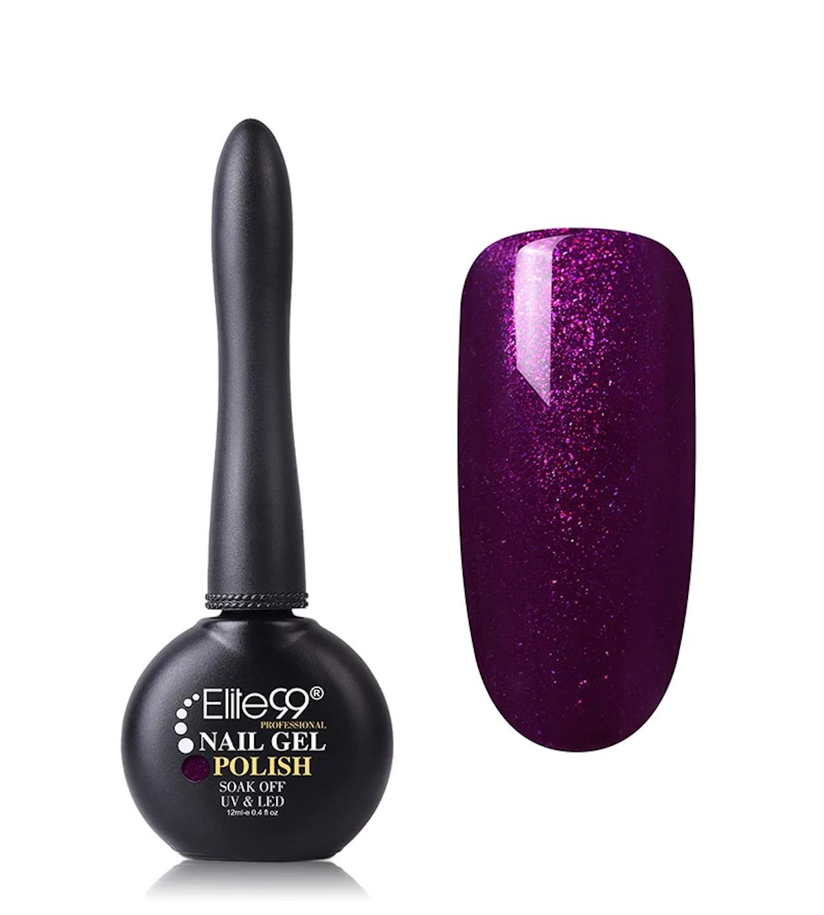 Elite99 12ml 3rd Generation Gel Polish Long Lid Convenient Operation UV LED Gel Varnishes Soak Off Nail Gelpolish Imported Nail Polish (30001)