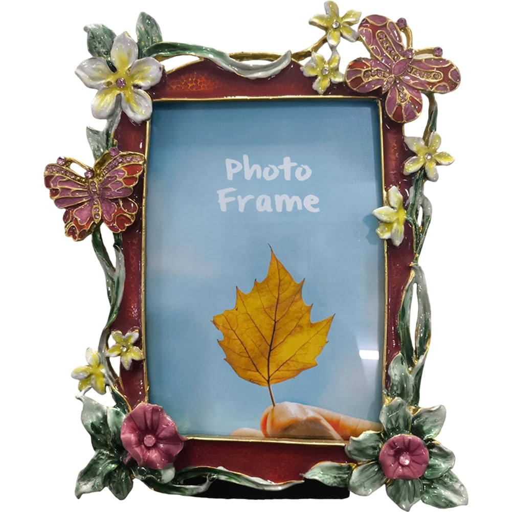 Cadre photo fleur rétro en finition haut de gamme pour art de galerie