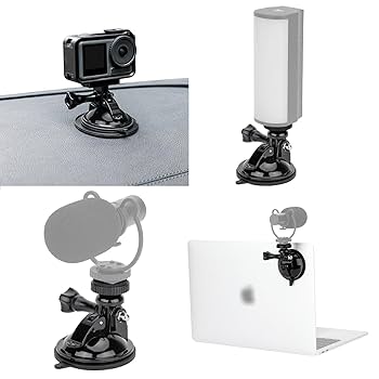 Amazon | エツミ Gopro用吸盤マウント カメラネジアダプター付属