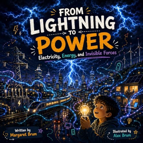 From Lightning to Power - Electricity, Energy, and Invisible Forces: A Visual Science Book for Kids About Lightning, Electricity, Circuits, Energy, ... (From... to... A Science Discovery Series)