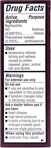 Miniatura 2 de B&L - Gotas para los ojos para la alergia, tamaño .5z, Opcon-A, gotas para los ojos para aliviar la alergia