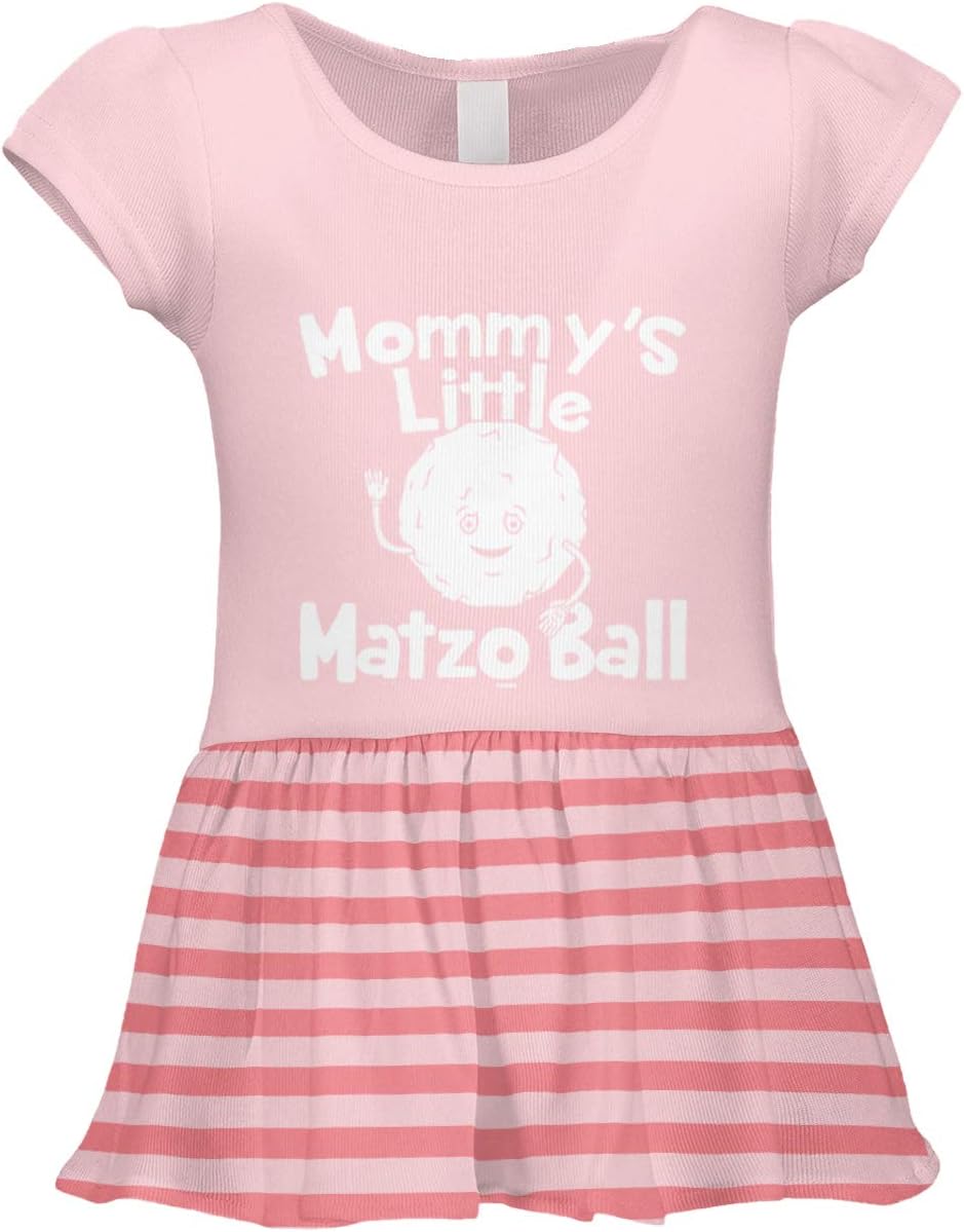 Mommy's Little Matzo Ball - Jewish Infant/Toddler Baby Rib Dress