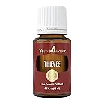 Young Living Thieves Essential Oil Blend 15 ml | Supports Immune System & Cleansing | Clove, Lemon, Cinnamon Bark, Eucalyptus Radiata, Rosemary | 100% Pure Therapeutic Grade Perfect for a Hair Oil