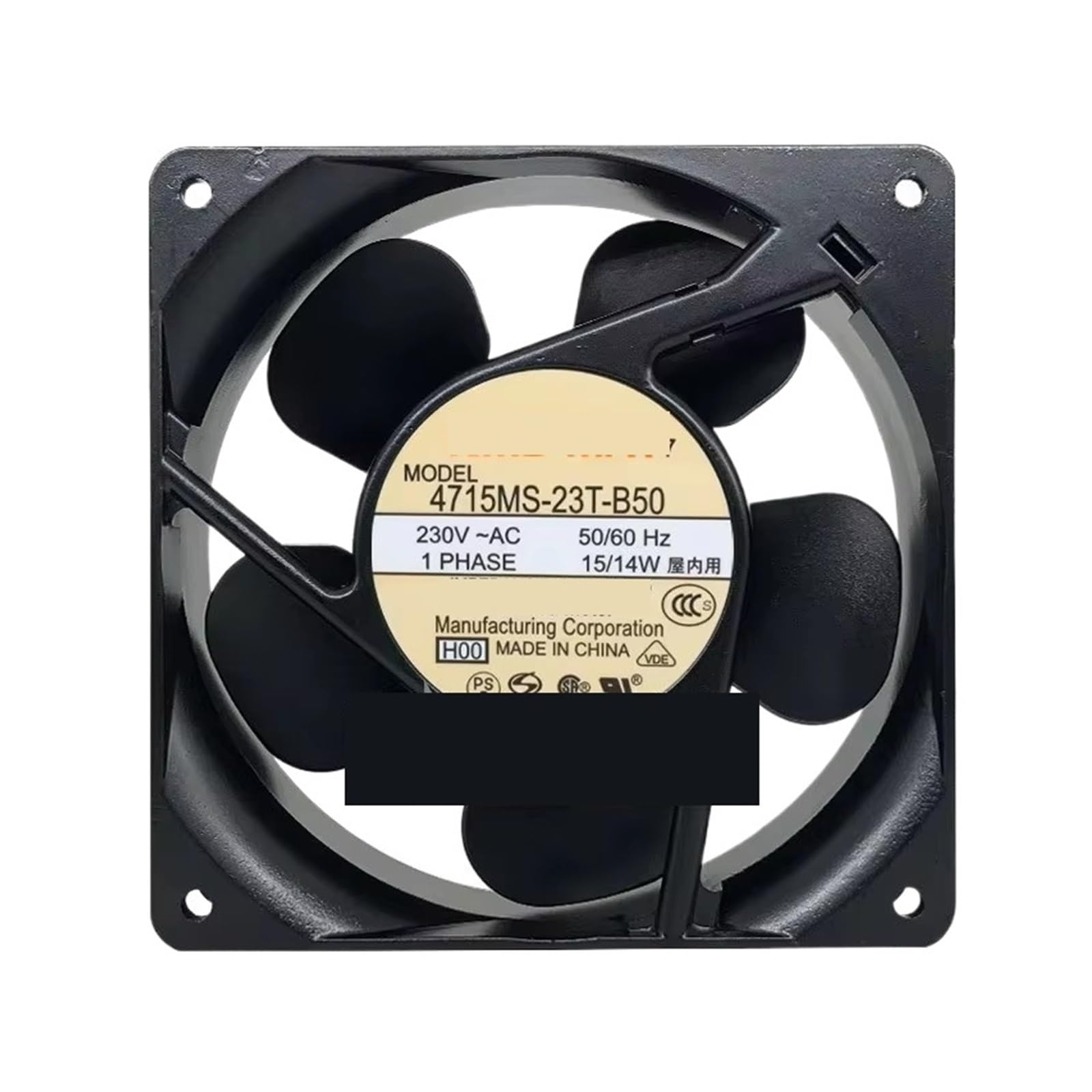 YUSKICCNE 4715MS-23T-B50 AC230V 12CM 120 * 120 * 38MM Cooling Fan