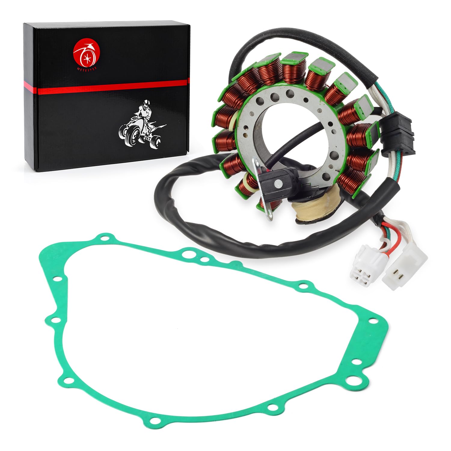 Stator & Gasket for Yamaha Grizzly 600 YFM600FW 1998 4WV-85510-00-00 4WV-15451-00-00