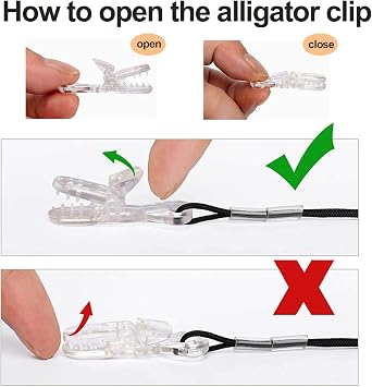Anico BTE Hearing Aid Clips for Adults and Kids with 7mm 9mm 11mm Silicone Loops for BTE Hearing Aids and Carry Case