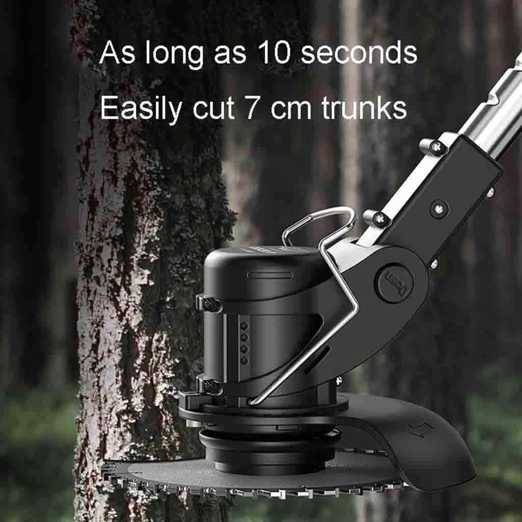Lithium Electric Lawn Mower Small Household Electric Multi-Function Lawn Mower Rechargeable Lawn Mower Artifact 21V-600W Power