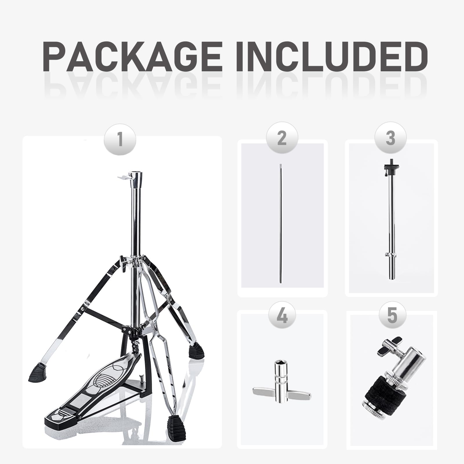 Supporto per charleston, supporto per Hi-Hat, Hi hat stand (V-CC-JKC07)