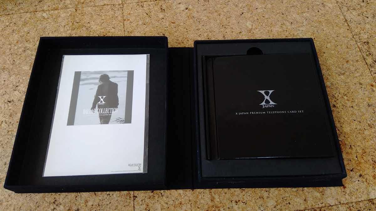 X JAPAN PREMIUM TELEPHONE CARD SET X JAPAN PREMIUM TELEPHON CARD