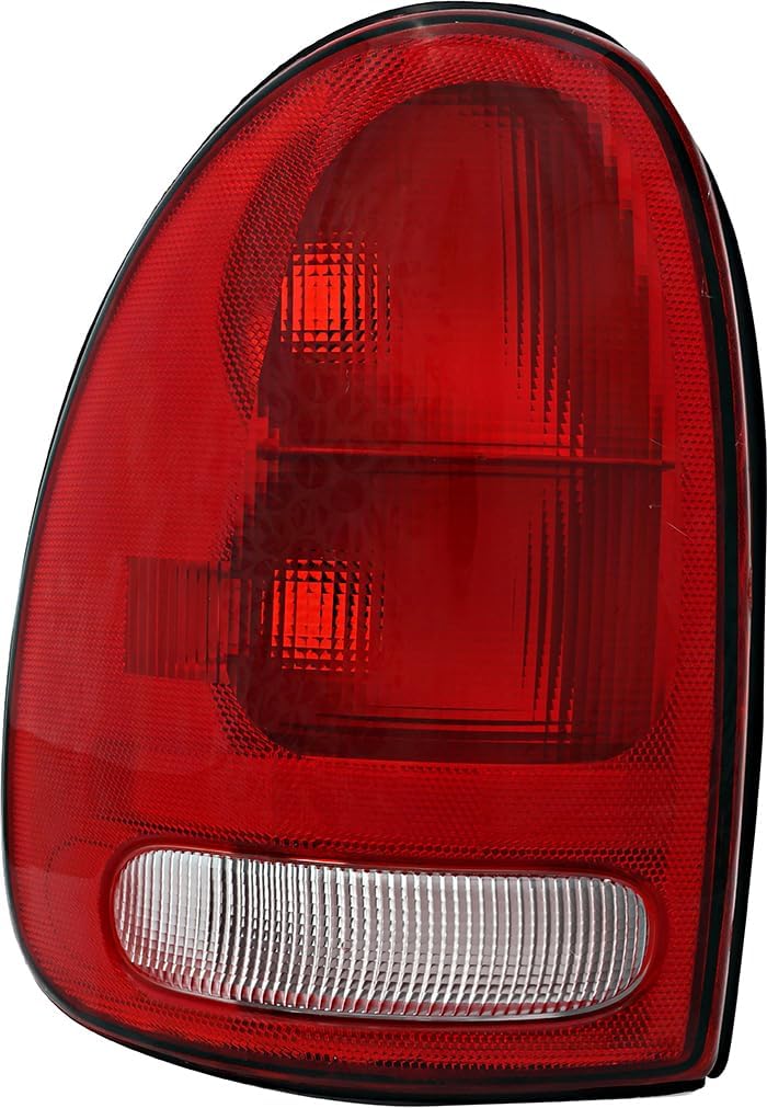 Compatible with Dodge Caravan,Chrysler Town & Country,Plymouth Voyager 1996 1997 1998 1999 2000/Dodge Durango 98 99 00 2001 2002 2003 Tail Light Lamp Driver Left Side