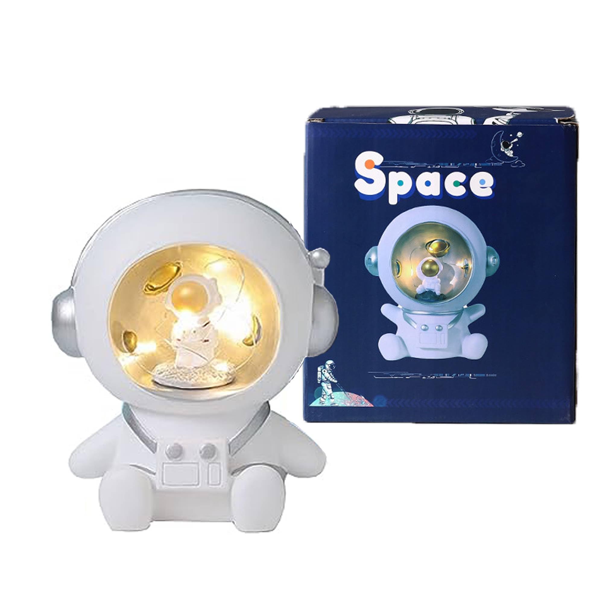 FGXY Money Box for Kids/Adults, Astronaut Piggy Bank, Astronaut Figure Ornament, Resin Astronaut Planet Statues, Money Box Saving Jar, for Modern Decor, Space Gifts for Kids Birthday