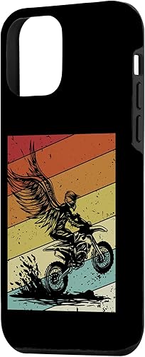 Miniatura 2 de iPhone 12 mini Retro Racing Supermoto Motorcycle Riders Motocross Case