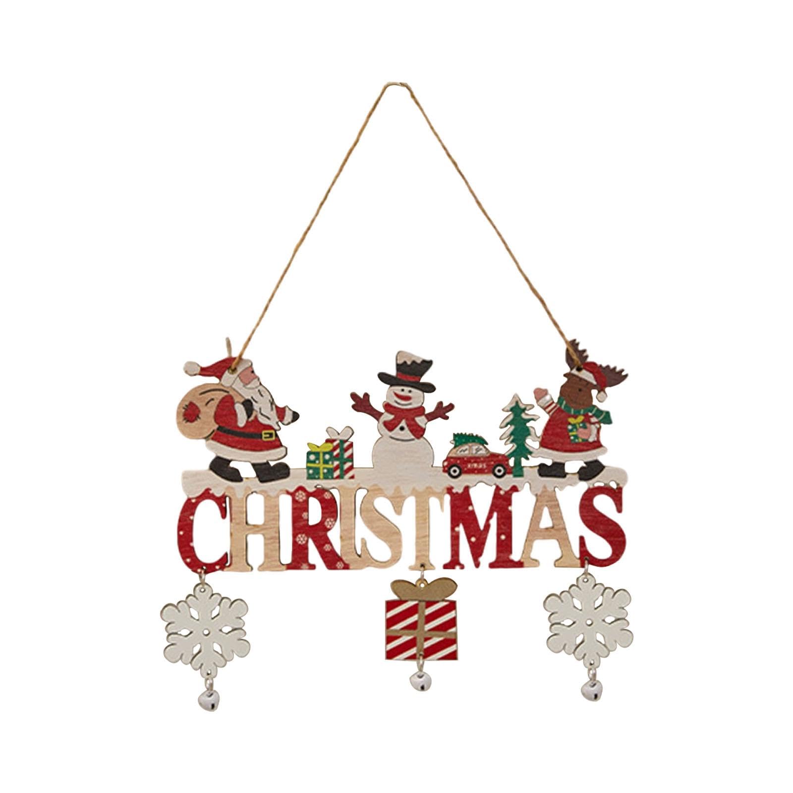 Décoration murale de Noël en bois pour raviver la magie des fêtes