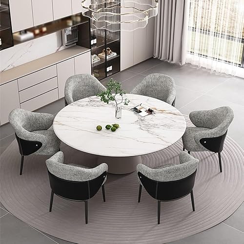 Miniatura 2 de Sillas de comedor, Silla de comedor moderna de mediados de siglo Silla de acento de tela tapizada, Sillas para comedor(naranja)