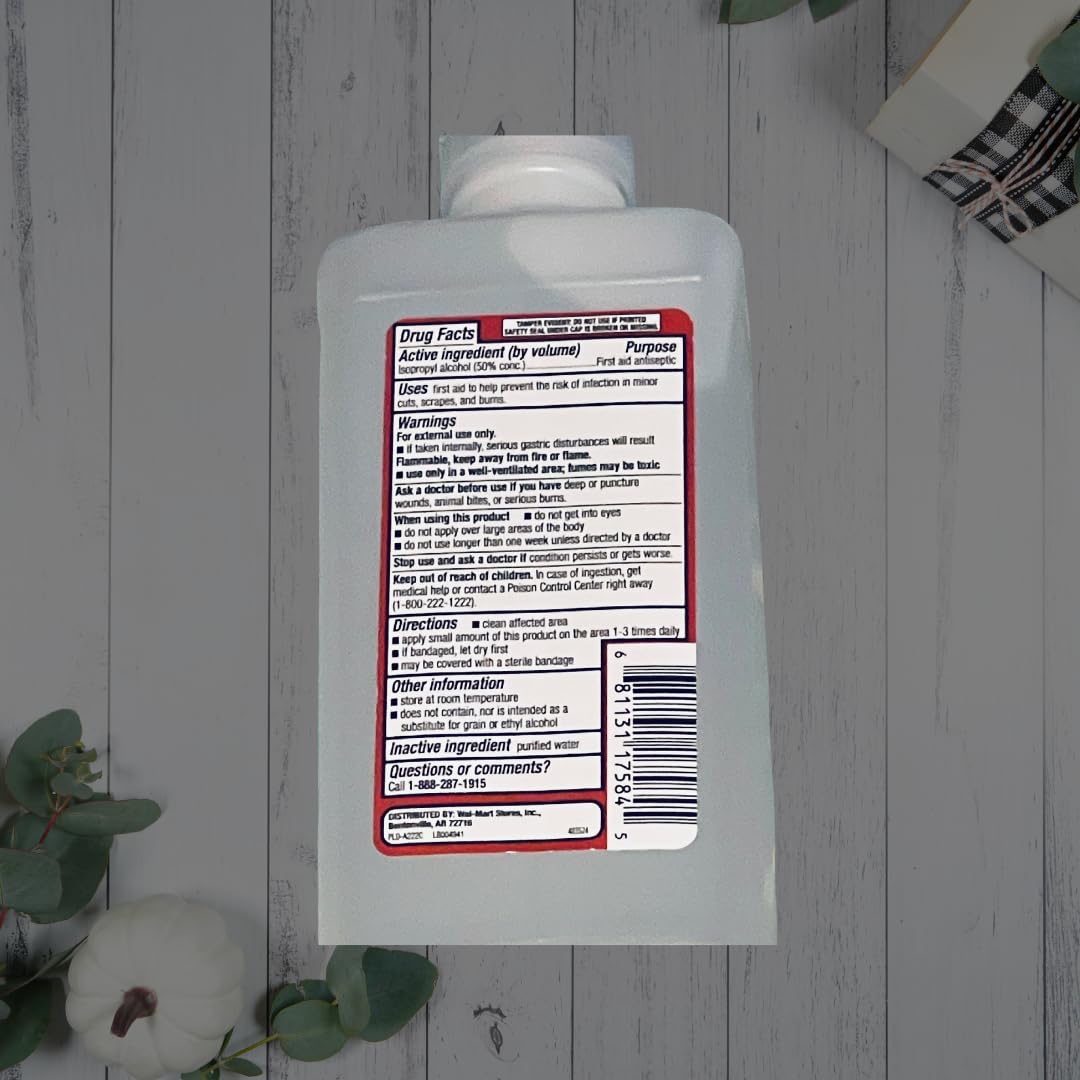 Isopropyl Alcohol Solution, 70% Concentration, 1-3 Applications Daily x Set of 2