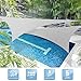 gracosy Toldo Vela de Sombra Triangular HDPE Protección Rayos UV,3.6 * 3.6...