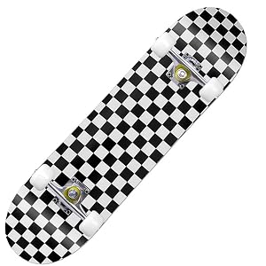 Skateboards with Colorful Flashing Wheels for Beginners Kids Teens 31 x 8 Inch Complete Standard Skate Boards 7