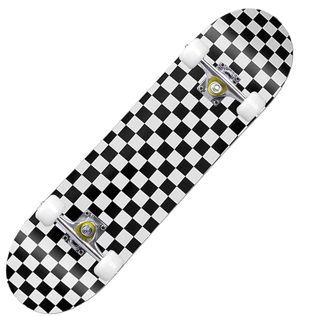 Skateboards with Colorful Flashing Wheels for Beginners Kids Teens 31 x 8 Inch Complete Standard Skate Boards 7