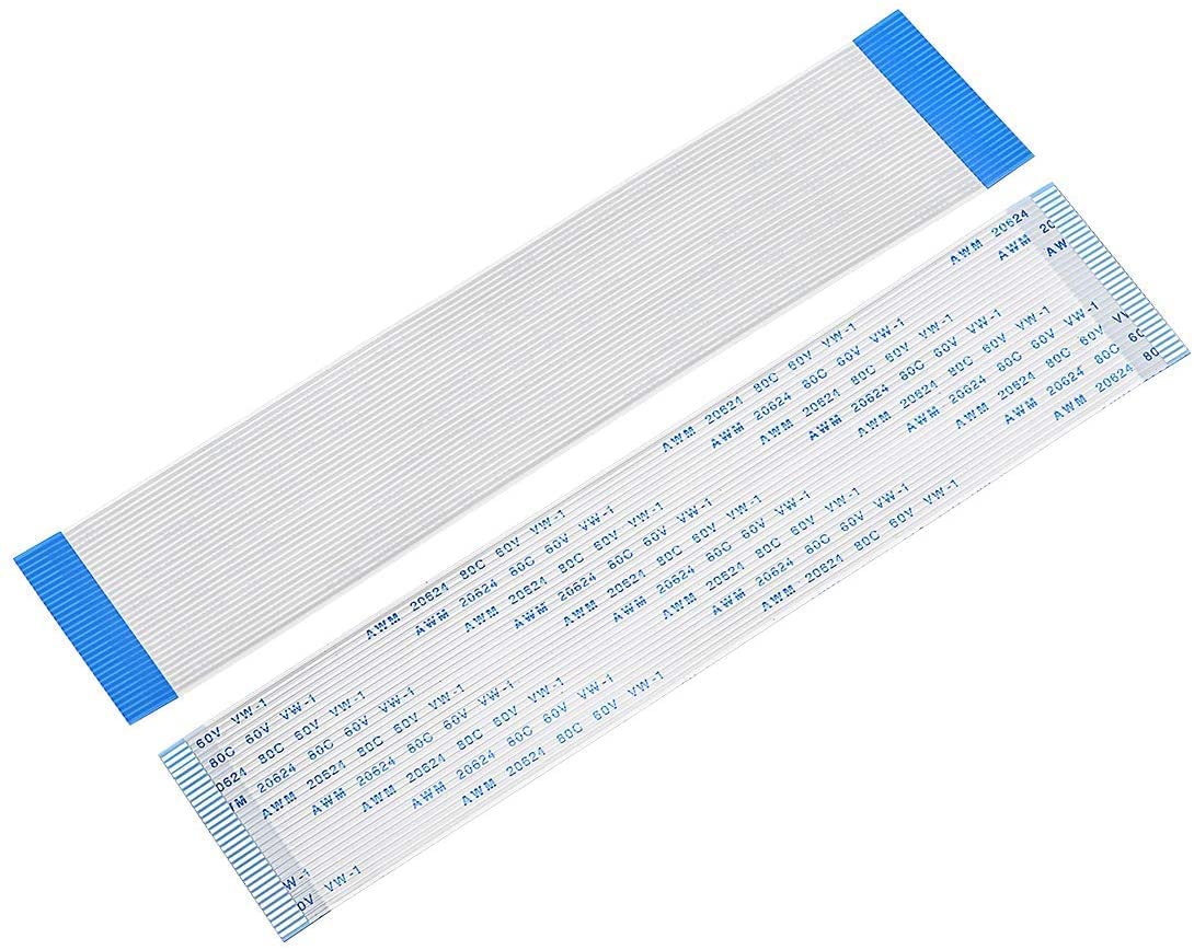 SLVC FFC Cable 32 Pin 1.0mm Same Side Pin(200mm Length) flat flexible FPC LVDS Ribbon Wire Flat Cable for digital camcorders,laptops,LCD TVs,LCD,3D Printer(White)(Pack Of 1) (B0BCQJ3WN6) Amazon Price History, Amazon Price Tracker