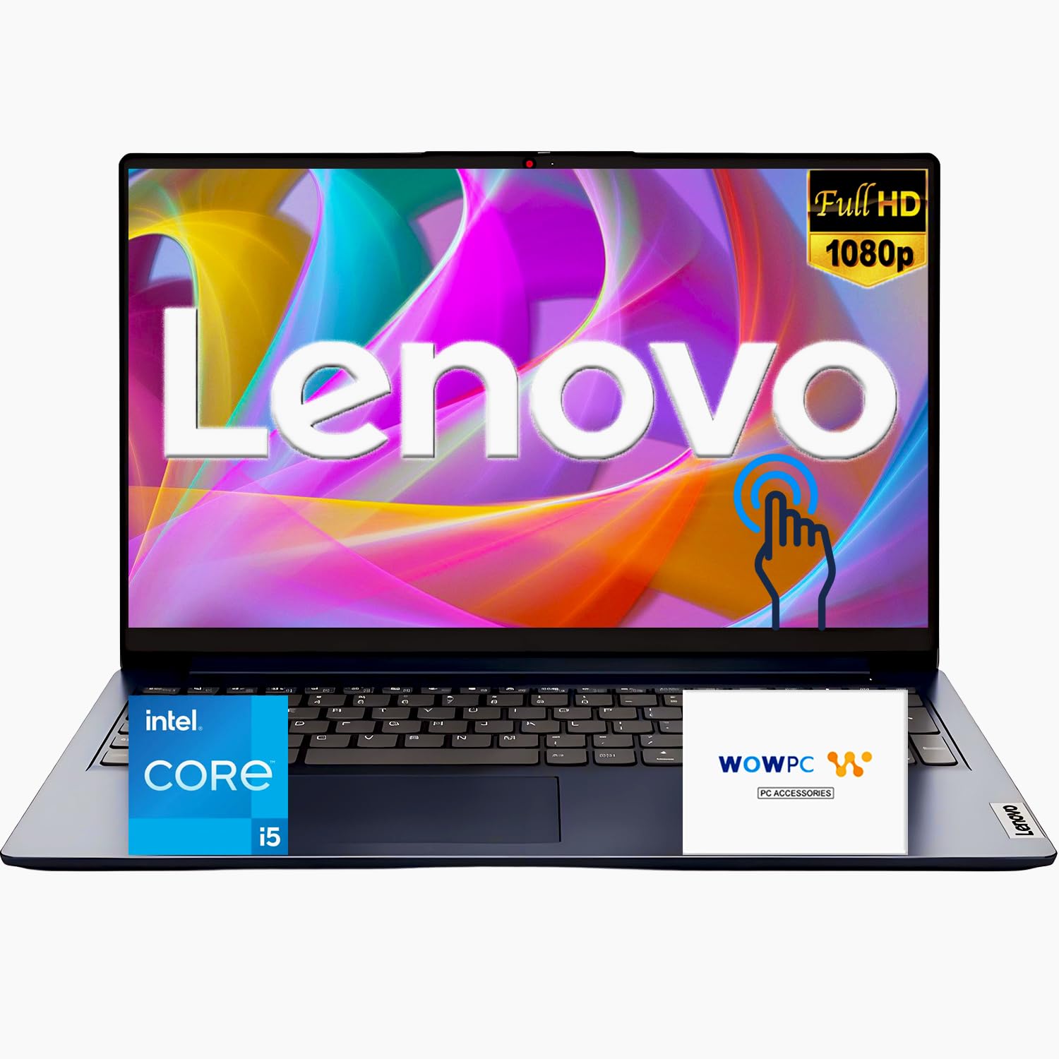 Latest 15.6'' FHD Touchscreen Laptop with Microsoft Office, Powerful 13th Intel Core i5 Processor (Beats 12th i7), 16GB RAM, 628GB SSD (500GB External), HDMI, Windows 11, Long Battery Life