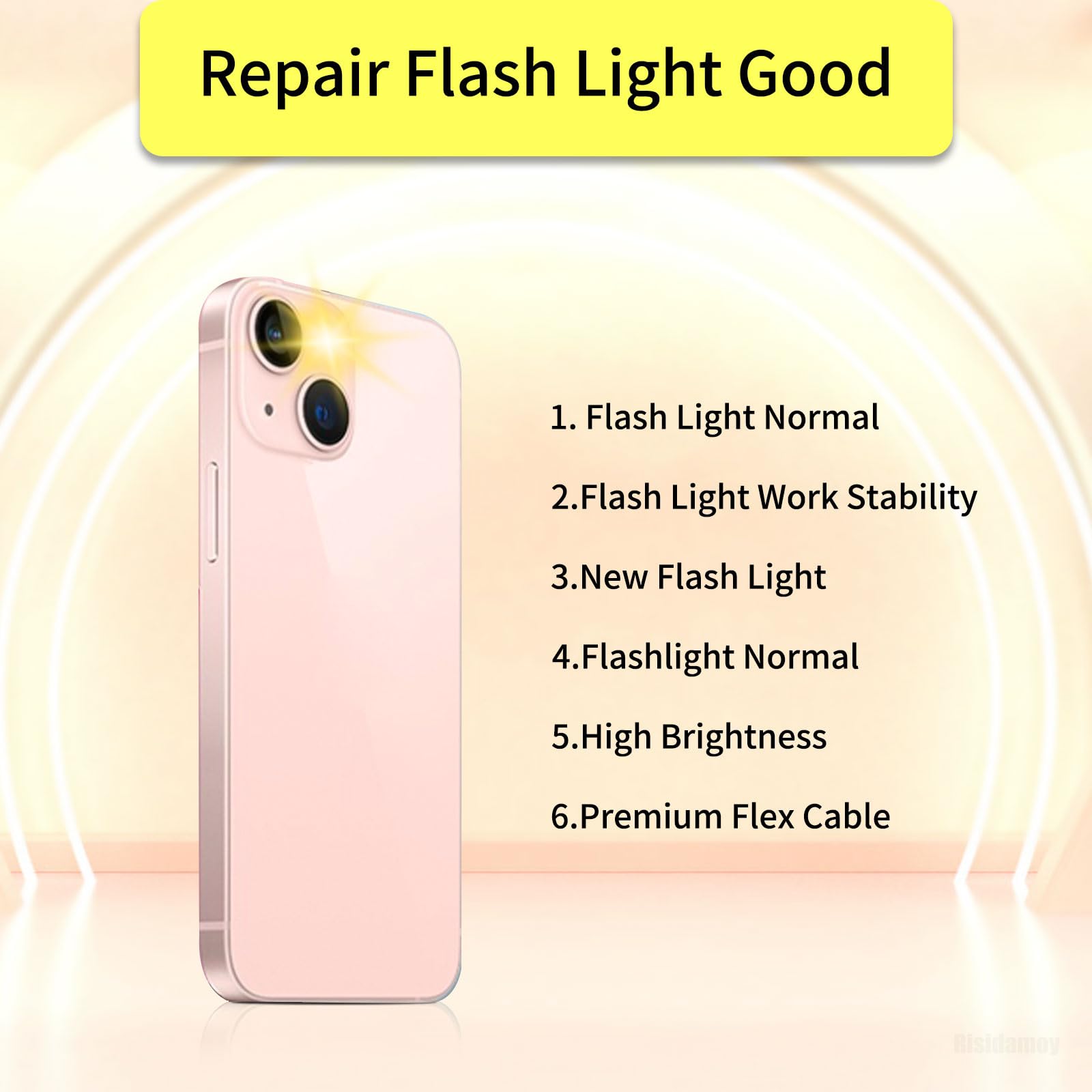 Amazon.com: Risidamoy Flash Light Flex Cable Replacement for